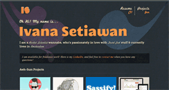 Desktop Screenshot of ivanasetiawan.com